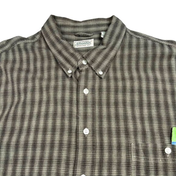 % St John's Bay Long Sleeve Strip Shirt Sz 3XLT (Tall) - Picture 2 of 11